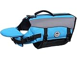 VIVAGLORY Hunde Schwimmweste mit abnehmbarem Frontauftrieb, Rettungsweste mit...