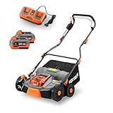 FUXTEC 40V Akku-Vertikutierer FX-E2VE38SET inkl. Akku+ Ladegerät, 2-in-1...