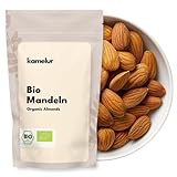 Kamelur 1kg Spanische BIO Mandeln natur – ganze geschälte Mandeln BIO mit...
