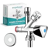 Engelbach® Kombi Eckventil 1/2 Zoll selbstdichtend mit Rückflussverhinderer -...