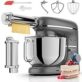 Fentic Kuchenmaschine mit Nudelmaschine – 2000W – Knetmaschine mit...