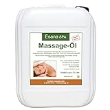 Esana SPA Massageöl neutral (10 Liter) für Wellness & Physiotherapie, med....