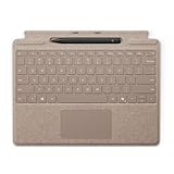 Microsoft Surface Pro Keyboard mit Surface Slim Pen | Sand | QWERTZ | kompatibel...