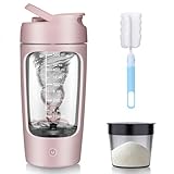 SOARFLY Shaker Elektrisch Shaker mit Pulverfach 650ML, Shaker Proteinshake USB...