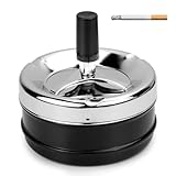 Aschenbecher Moderne Draussen-Aschenbecher mit Drehdeckel und Windasche für...