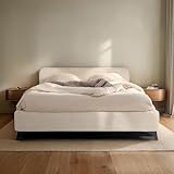 IDIMEX Polsterbett VIRETTA 140x200 in weiß - Doppelbett mit Lattenrost &...