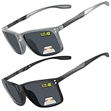 Epavouos 2 Pack Polarisierte Sonnenbrille Sportbrille UV400 Freizeitstil...