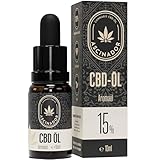 CBD Öl 15% aus BIO Kultivierung - Vollspektrum CBD Tropfen mit 1500mg CBD -...