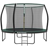 SONGMICS Trampolin Ø 305 cm, Gartentrampolin für Kinder mit Sicherheitsnetz,...