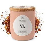 POTLUCK | Chili Salz | Speisesalz-Zubereitung im Keramiktopf | 100 g | Vegan,...