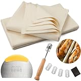 Bäckerleinen Leinentuch Brot Backen 2 Stk 75X45cm Natur Bäckerleinen Teige...
