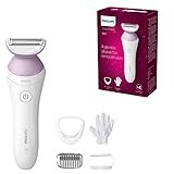 Philips Lady Shaver Series 6000 – Kabelloser Nass- und Trockenrasierer mit 4...