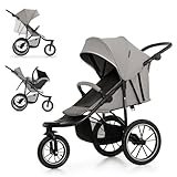 Kinderkraft HELSI 2 Buggy bis 27 kg, Buggy ab geburt, Laufkinderwagen mit große...