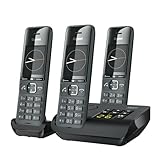 Gigaset Comfort 520A Trio - 3 Schnurlose DECT-Telefone mit Anrufbeantworter-...