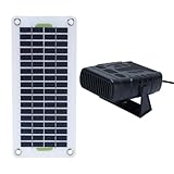 ASHATA 30W Solarpanel Heizung, Mono Kristalliner Tragbarer Raumheizung mit...