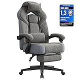 SONGMICS Gaming-Stuhl, Bürostuhl, Computerstuhl, ergonomisches Design, mit...