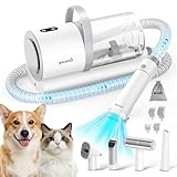 pecute Hundestaubsauger 12000 Pa Super Saugkraft, Profi Haustierpflegeset mit...