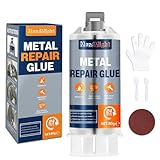 Metallkleber Extra Stark 80g | Flüssigmetall Hitzebeständig (-40°C bis...