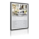 Close Up Posterrahmen 61 x 91,5 cm, Bilderrahmen aus MDF - Holzdekor -...