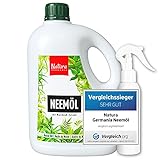 Natura Germania® Neemöl 1000ml mit Waschnußextrakt mit Sprühflasche - Ergibt...