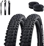 2 x Schwalbe Magic Mary Fahrradreifen 60-559 (26 x 2,35) + 2 Schläuche AV13...