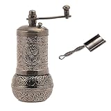 Acar Türkische Pfeffermühle Nachfüllbar Pfeffermühle mit Messlöffel...