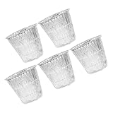 FONDOTIN 5stücke Einweg-grillfolie Aus Aluminiumfolie Grill-tropfschalen...