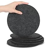 SOSMAR 6 Stück Groß Filzuntersetzer Filzunterlage für Töpfe, Gläser, Vasen...
