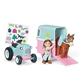 BABY born Minis Pferdeanhänger-Spielset - Inkl. Mini-Puppe Lara, Traktor,...