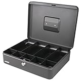 HMF 10019-02 Geldkassette Scheinfächer Münzfächer | 30,0 x 24,0 x 9,0 cm |...