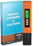 Measury Mikrosiemens Messgerät und PPM Messgerät Wasser, Wassertester...