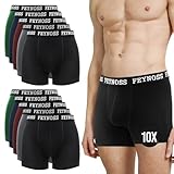 feynoss Boxershorts Herren 10er Pack - Atmungsaktive Männer Unterwäsche,...