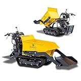 BAMATO Mini Raupendumper MTR-500PROS mit Kipphydraulik & Selbstladeeinrichtung |...