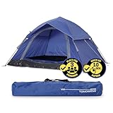 Lumaland Camping Zelt | Leichtes Pop Up Wurfzelt | 2-3 Personen Kuppelzelt |...