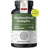 NATURE LOVE® Mariendistel, Artischockenextrakt, Löwenzahn & Desmodium 4-fach...