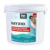 Bayzid Chlorgranulat für Pool 1 x 5kg - 56% Aktivchlorgehalt zur Schnellen...