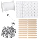 Scentoria 61 m Kerzendocht, Kerzendochte für Kerzen, Kerzen Docht Set,...