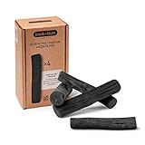 BLACK + BLUM Binchotan Aktivkohle Filter 4er Pack, traditionelle japanische...