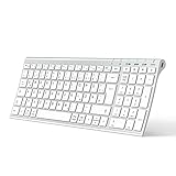 iClever Bluetooth Tastatur, BK10 Kabellos Tastatur mit 3 Bluetooth Kanälen,...