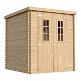 Gartenhaus Holz - Geräteschuppen Holz - Gerätehaus B204xL204xH202 cm/ 3.53 m2...