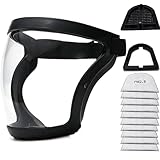 Fracavi Kunststoff-Vollgesichtsschutzschild Vollschutzausrüstung mit für...