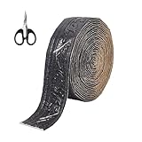 3D Tapetenbordüre - Zierleisten Selbstklebend Schwarz 10m x 8cm x 5mm -...