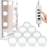 Retoo 10 Led Spiegelleuchte Hollywood Lichter Schminklicht Make Up Lampe...