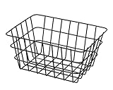 WENKO Badkorb Viana Schwarz matt, Angesagter Aufbewahrungskorb im matten Finish,...