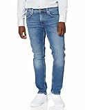 Tommy Hilfiger Herren Jeans Hose Core Straight Denton mit Stretch, Blau (Boston...