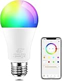 iLC LED RGBW Lampe E27 RGB+Warmweiß, Sync mit Musik farbwechsel Glühbirne mit...