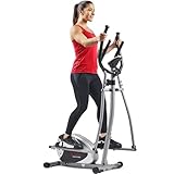 Sunny Health & Fitness Crosstrainer mit Magnetwiderstand mit LCD-Monitor, 100 kg...