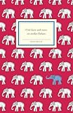 Notizbuch Insel-Bücherei »Und dann und wann ein weißer Elefant«: Hardcover,...