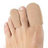 Welnove Zehenkappen, geschlossene Zehen, Stoff-Protektoren mit Gel-Futter,...