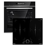 KKT KOLBE Autarkes Herdset | 60cm Einbaubackofen EB8017ED | 59cm...